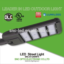 DLC UL CUL isted a prueba de agua lP65 240W luz de calle 240 w luz de estacionamiento de alta luz